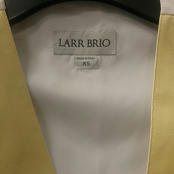 MEN'S LARR BRIO 3 PIECE FORMAL TUXEDO VEST SET. XS - Picture 4 of 4